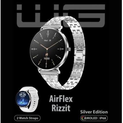 Winner Group - Inteligentny zegarek AirFlex3 Rizz It 200 mAh IP68 srebrny