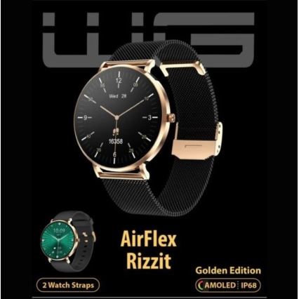 Winner Group - Inteligentny zegarek AirFlex3 Rizz It 200 mAh IP68 złoty