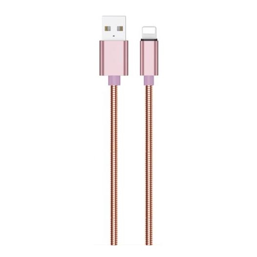 Winner Group - Kabel USB Lightning / USB-A 1m różowy