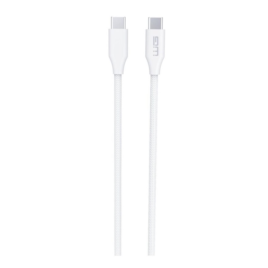 Winner Group - Kabel USB USB-C / USB-C 120W 1,5m biały