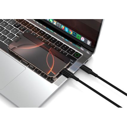 Winner Group - Kabel USB USB-C / USB-C 240W 1m czarny