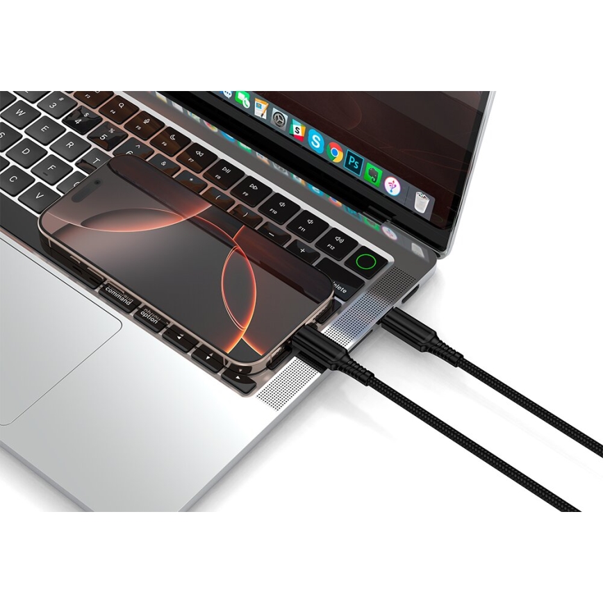 Winner Group - Kabel USB USB-C / USB-C 240W 1m czarny