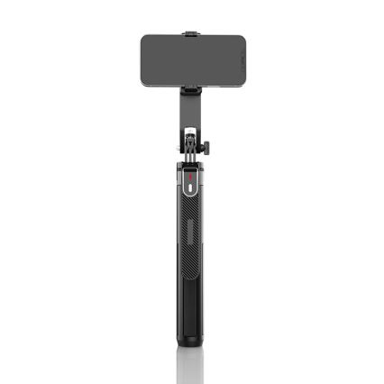 Winner Group - Kijek do selfie 3w1 ze stojakiem 55 mAh 180 cm czarny