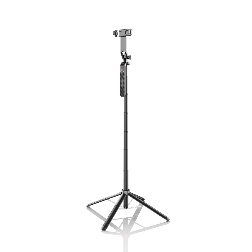 Winner Group - Kijek do selfie 3w1 ze stojakiem 55 mAh 180 cm czarny