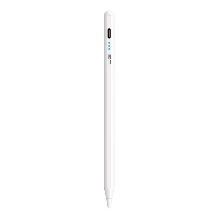 Winner Group - Magnetyczny dotykowy rysik stylus biały 100 mAh
