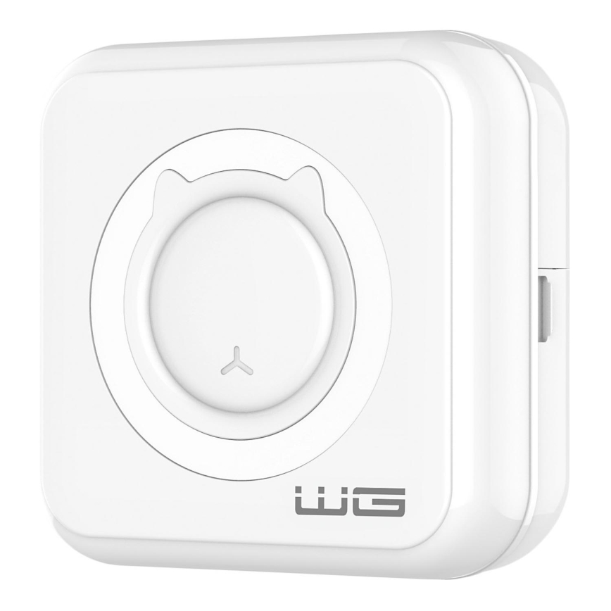 Winner Group - Mini drukarka termiczna 800 mAh biała