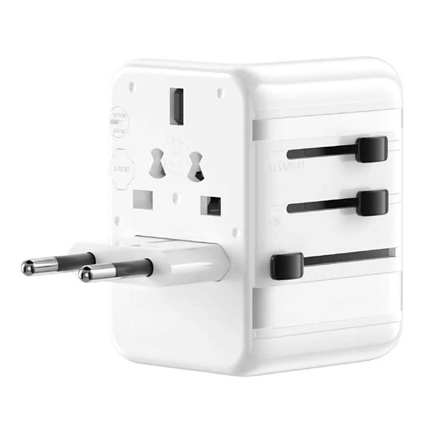 Winner Group - Podróżny szybko ładujący adapter Power Delivery 20W biały