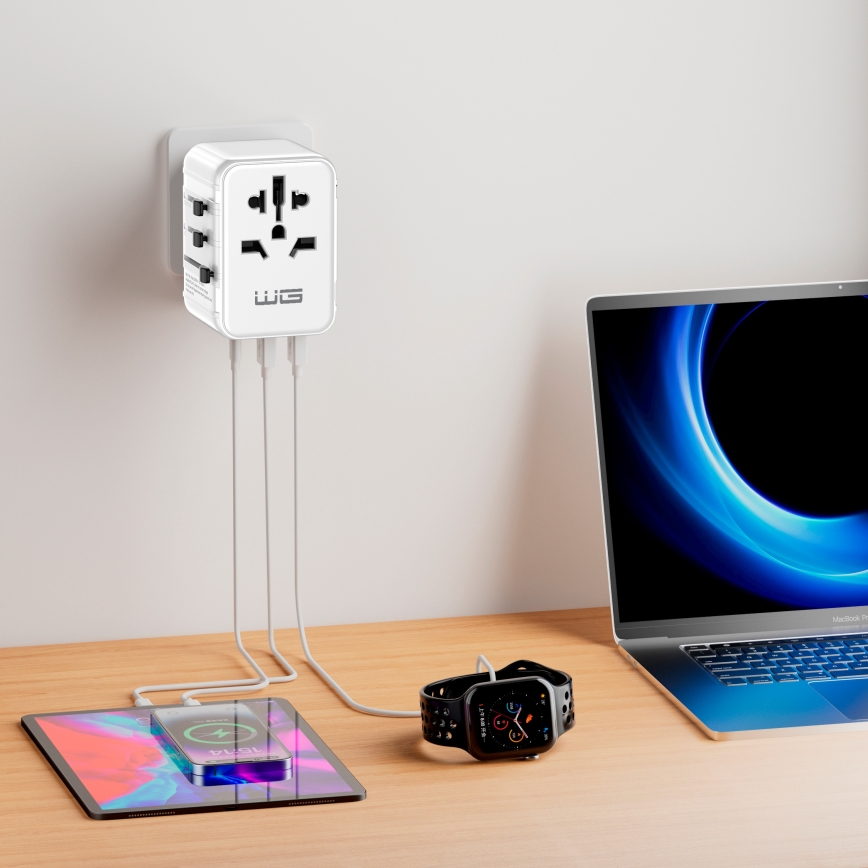 Winner Group - Podróżny szybko ładujący adapter Power Delivery 20W biały