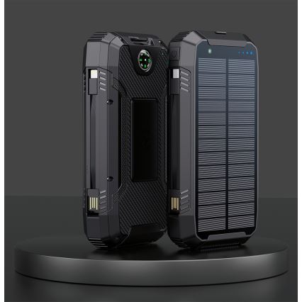 Winner Group - Power Bank z ładowaniem bezprzewodowym i panel solarny 20000 mAh 20W PD
