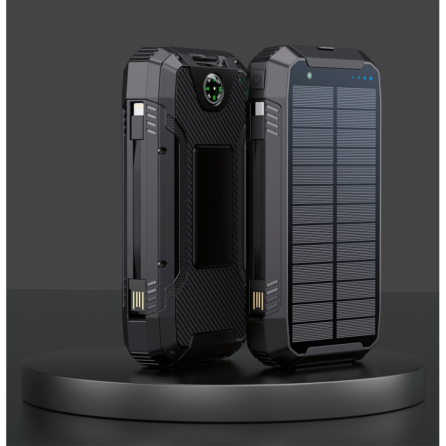 Winner Group - Power Bank z ładowaniem bezprzewodowym i panel solarny 20000 mAh 20W PD