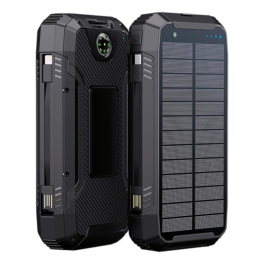 Winner Group - Power Bank z ładowaniem bezprzewodowym i panel solarny 20000 mAh 20W PD