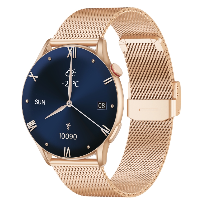 Winner Group - Smartwatch AirFlex 2 Elegance 280 mAh IP68 złoty
