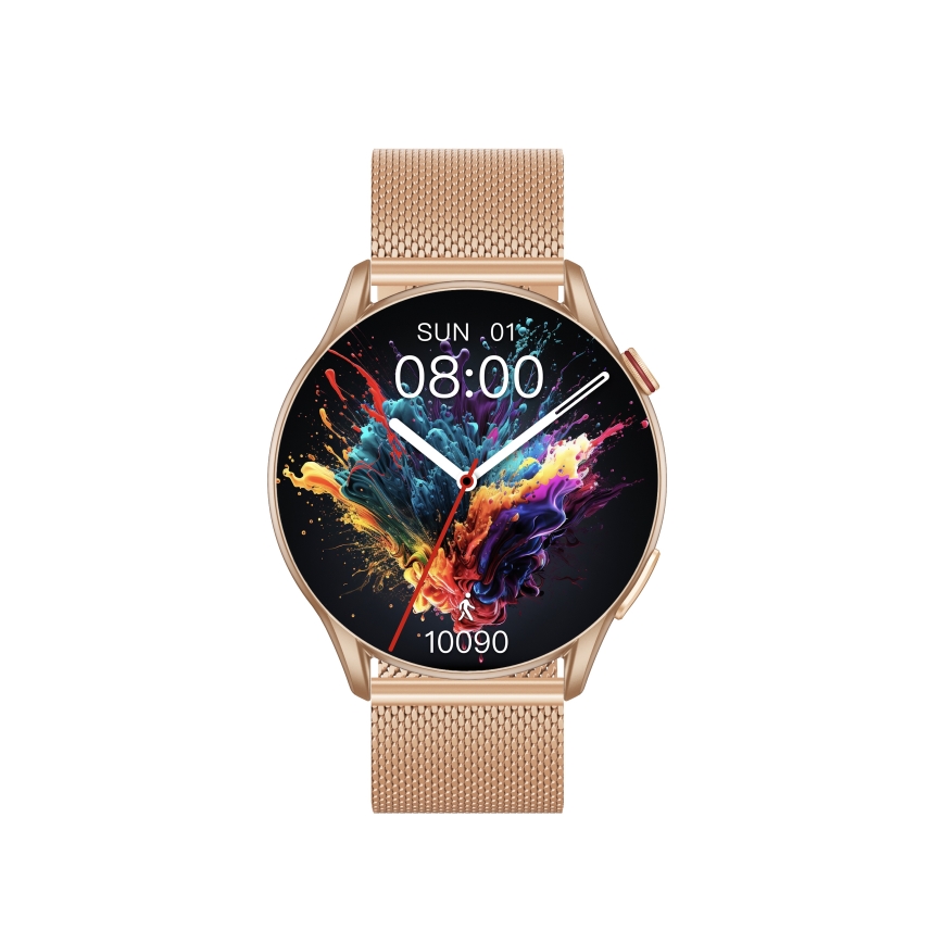 Winner Group - Smartwatch AirFlex 2 Elegance 280 mAh IP68 złoty