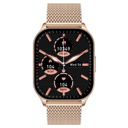 Winner Group - Smartwatch AirFlexOne+ 300 mAh IP68 złoty