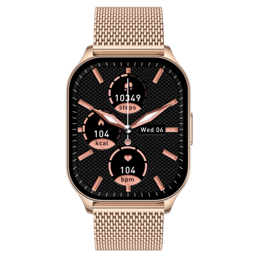 Winner Group - Smartwatch AirFlexOne+ 300 mAh IP68 złoty