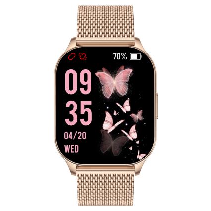 Winner Group - Smartwatch AirFlexOne+ 300 mAh IP68 złoty