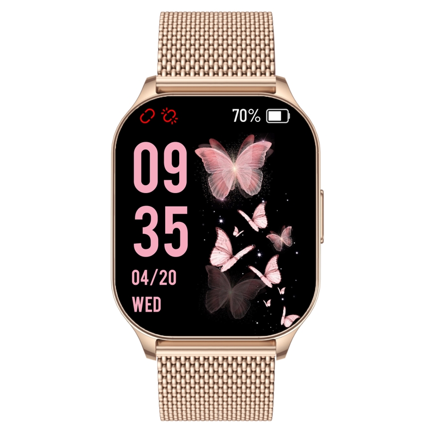 Winner Group - Smartwatch AirFlexOne+ 300 mAh IP68 złoty