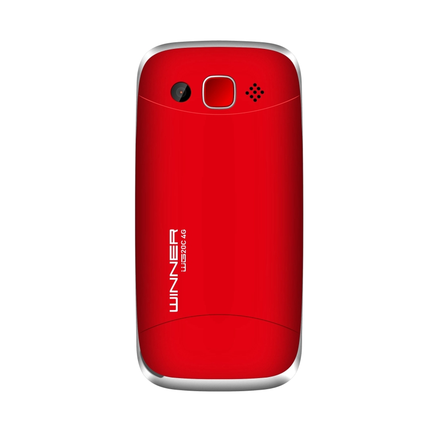 Winner Group - Telefon komórkowy dla seniorów 1600 mAh czerwony