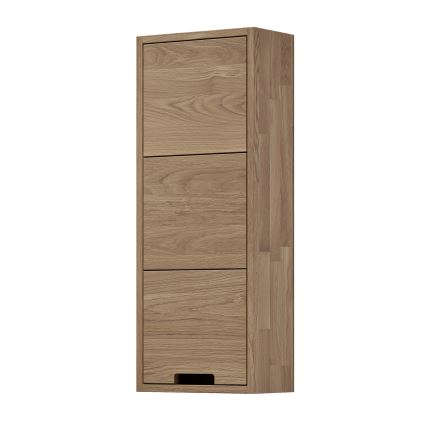 Wisząca szafka łazienkowa GRIBSKOV 90 cm beżowa/dąb