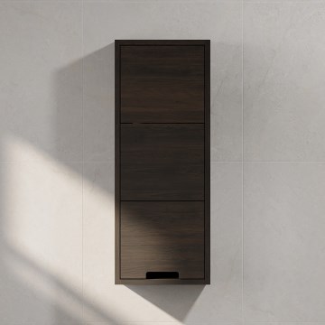 Wisząca szafka łazienkowa GRIBSKOV 90 cm brąz/dąb