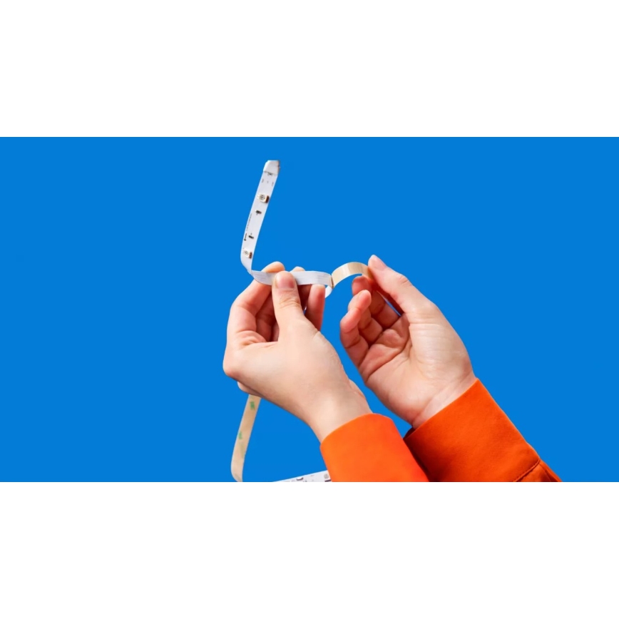 WiZ - 4m ściemnialna taśma LED RGBIC, 10,2W/5V, 2700-6500K, Wi-Fi