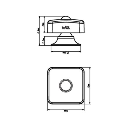 WiZ - Czujnik ruchu 1xLR6 Wi-Fi