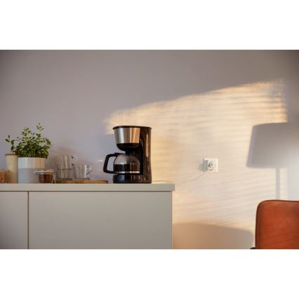 WiZ - Inteligentne gniazdo F 2300W + powermetr Wi-Fi SCHUKO