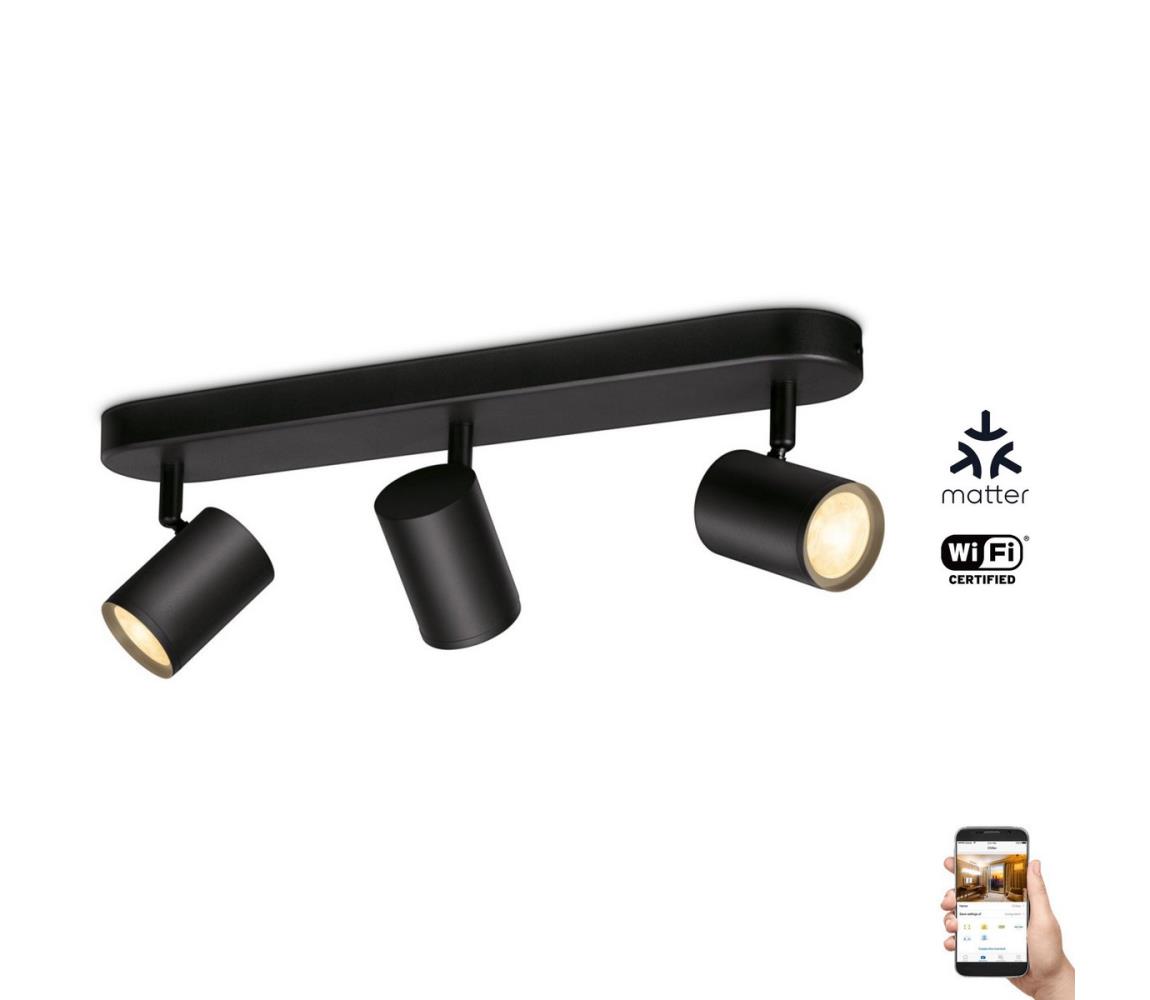 WiZ - LED Inteligentne oświetlenie punktowe IMAGEO 3xGU10/4,9W/230V 2700-6500K Wi-Fi