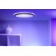 WiZ - LED RGB Plafon ściemnialny SUPERSLIM LED/22W/230V 2700-6500K Wi-Fi czarny