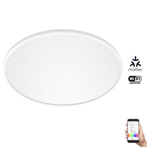 WiZ - LED RGB Plafon ściemnialny SUPERSLIM LED/32W/230V 2700-6500K Wi-Fi białe