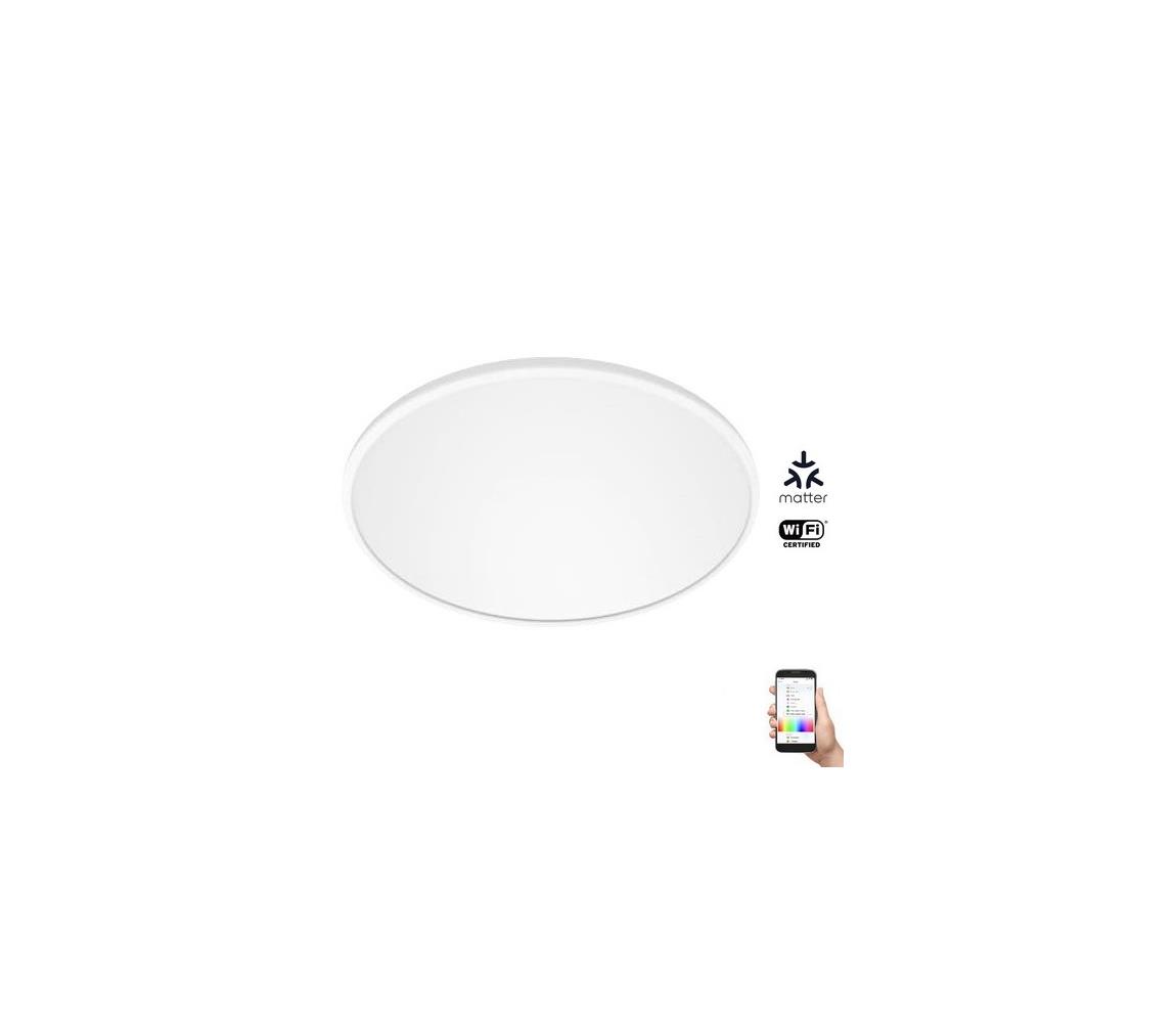 WiZ - LED RGB Plafon ściemnialny SUPERSLIM LED/32W/230V Wi-Fi białe