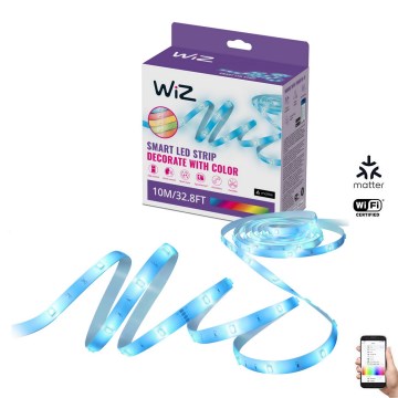 WiZ - LED RGB ściemnialna taśma 10m LED/12W/230V Wi-Fi