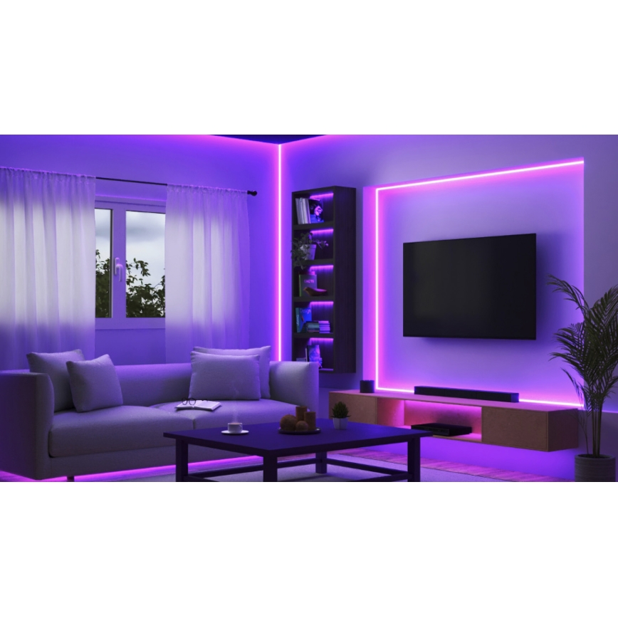 WiZ - LED RGB ściemnialna taśma 10m LED/12W/230V Wi-Fi