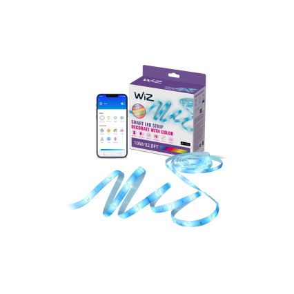 WiZ - LED RGB ściemnialna taśma 10m LED/12W/230V Wi-Fi