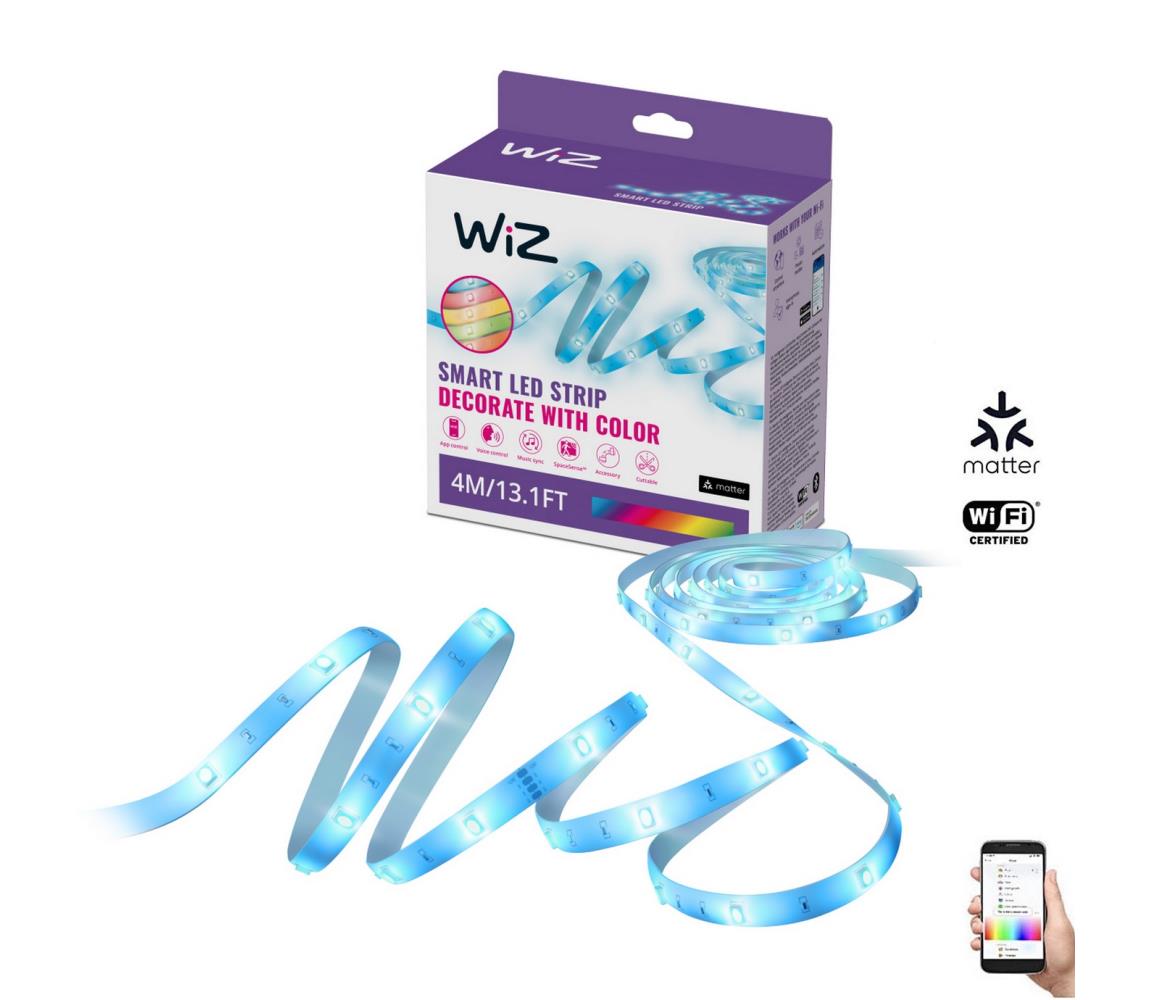 WiZ - LED RGB Ściemnialna taśma 4m LED/6,5/230V 2700-6500K Wi-Fi