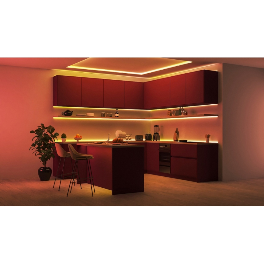 WiZ - LED RGBIC ściemnialna taśma 10m LED/21W/230V 2700-6500K Wi-Fi