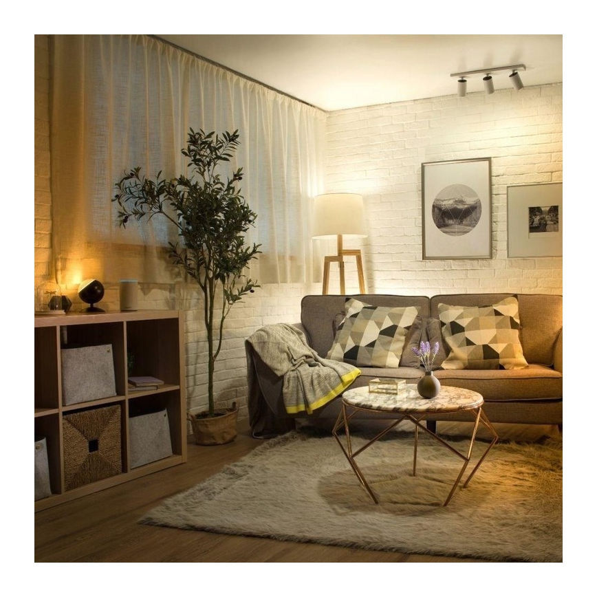 WiZ -LED RGBW Ściemnialna lampa stołowa QUEST LED/13W/230V 2200-6500K Wi-Fi czarna