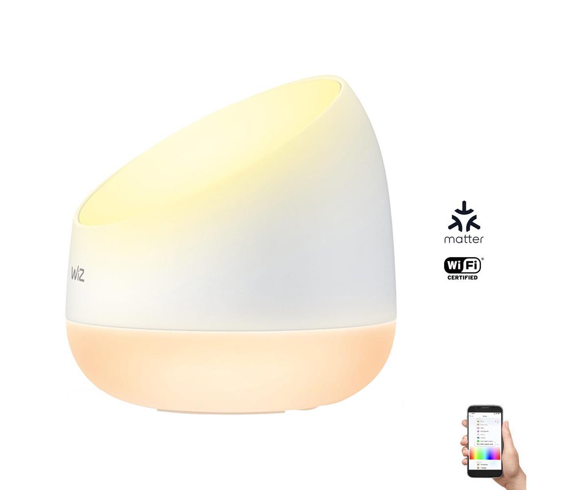 WiZ - LED RGBW Ściemnialna lampa stołowa SQUIRE LED/9W/230V 2200-6500K Wi-Fi