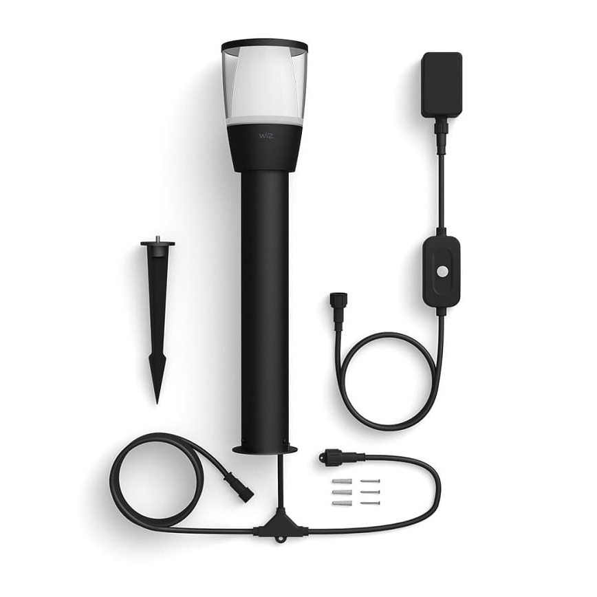 WiZ - LED RGBW Ściemnialna lampa zewnętrzna ELPAS LED/4,8W/12/230V 2700-5000K IP65 Wi-Fi
