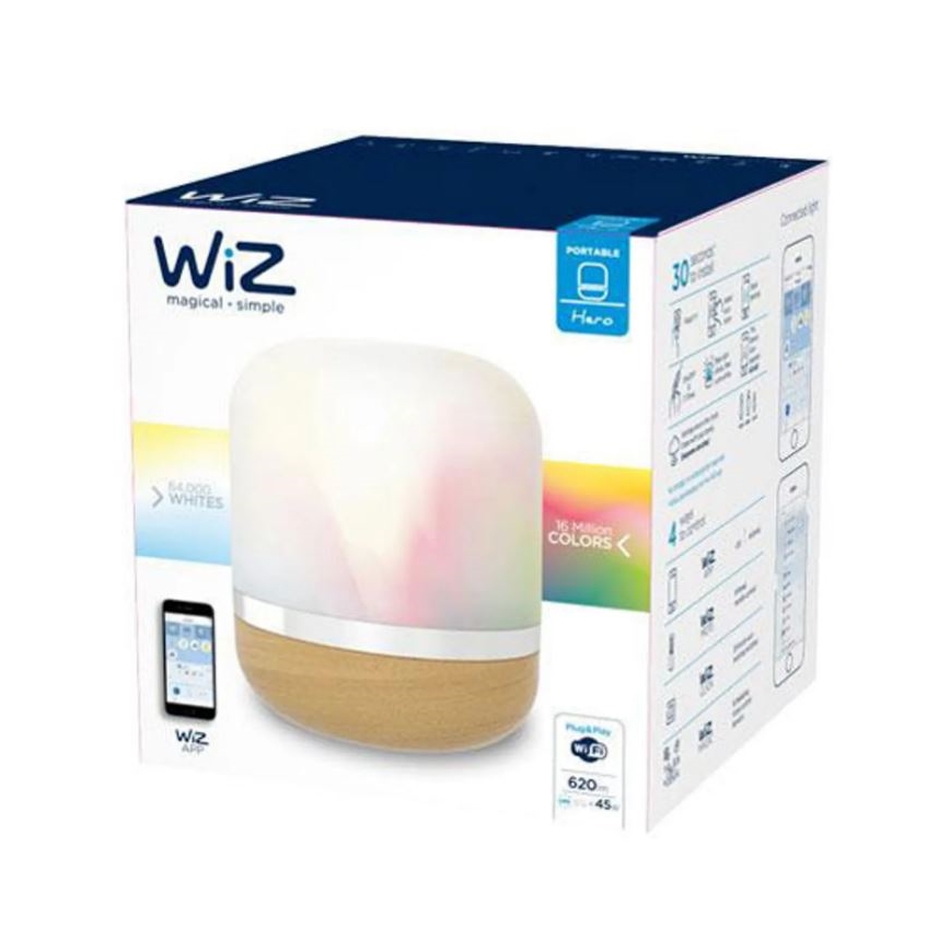 WiZ - LED RGBW Ściemnialna lampka stołowa HERO LED/13W/230V 2200-6500K Wi-Fi