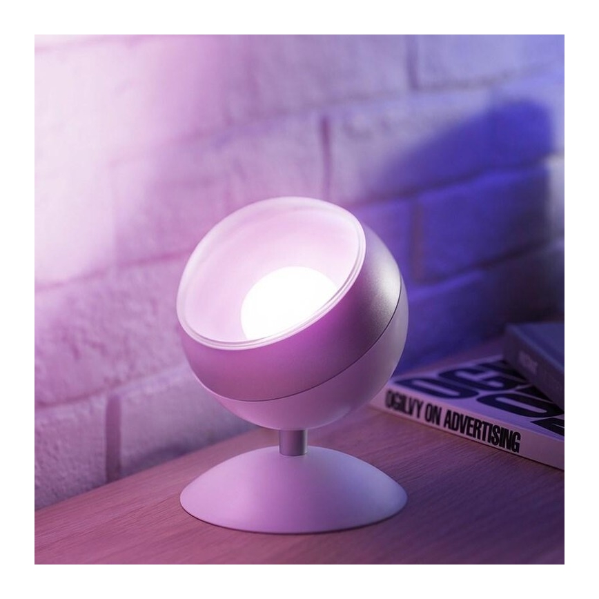 WiZ - LED RGBW Ściemnialna lampka stołowa QUEST LED/13W/230V 2200-6500K Wi-Fi biała