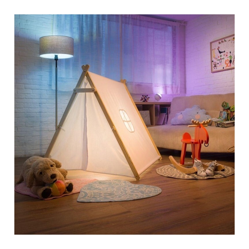 WiZ - LED RGBW Ściemnialna lampka stołowa QUEST LED/13W/230V 2200-6500K Wi-Fi biała