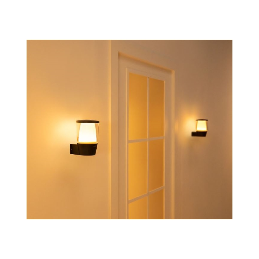 WiZ - LED RGBW Ściemnialny kinkiet zewnętrzny ELPAS LED/8,5W/230V 2700–5000K IP44 Wi-Fi