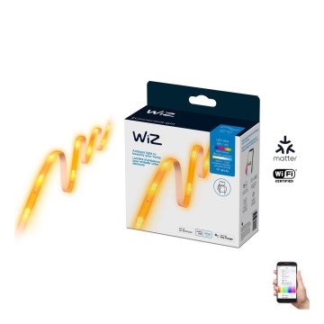 WiZ - LED RGBW Ściemnialna taśma 4m LED/13W/230V 2700-6500K Wi-Fi