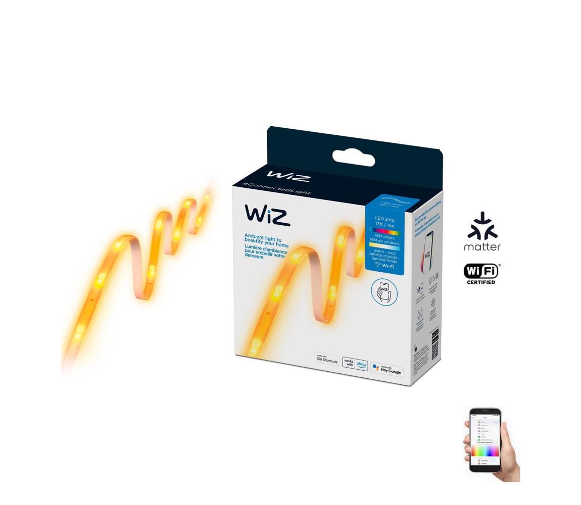 WiZ - LED RGBW Ściemnialna taśma 4m LED/13W/230V 2700-6500K Wi-Fi
