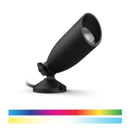 WiZ - LED RGBW Ściemnialne zewnętrzne oświetlenie punktowe SPOT LED/4W/12V 2700K-5000K IP65 Wi-Fi