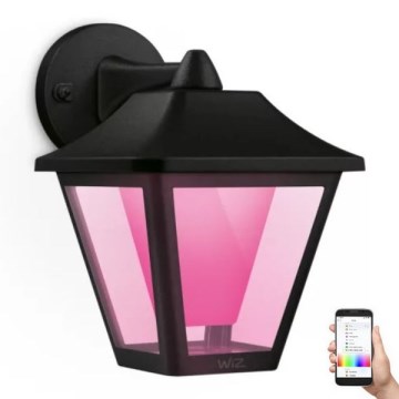 WiZ - LED RGBW Ściemnialny kinkiet zewnętrzny LED/9,5W/230V 2700-5000K IP44 Wi-Fi