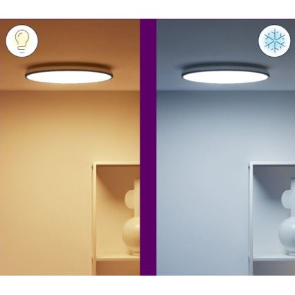 WiZ - LED RGBW Ściemnialny panel RUNE LED/21W/230V 2200-6500K Wi-Fi czarny