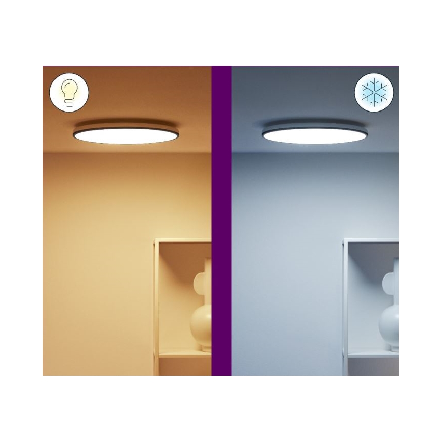 WiZ - LED RGBW Ściemnialny panel RUNE LED/21W/230V 2200-6500K Wi-Fi czarny