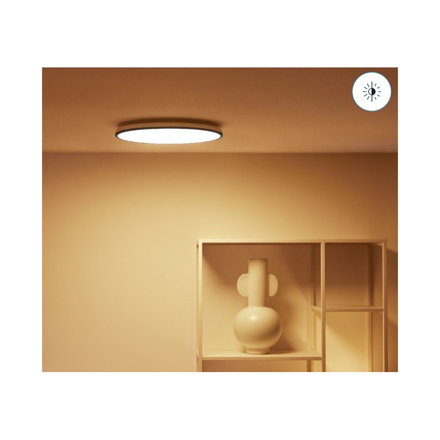 WiZ - LED RGBW Ściemnialny panel RUNE LED/21W/230V 2200-6500K Wi-Fi czarny